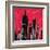 Red Cityscape-Paul Brent-Framed Art Print