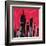 Red Cityscape-Paul Brent-Framed Art Print