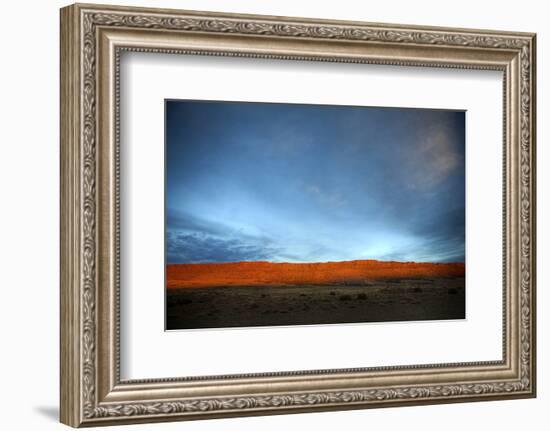 Red Cliff Blue Sky-Nish Nalbandian-Framed Art Print