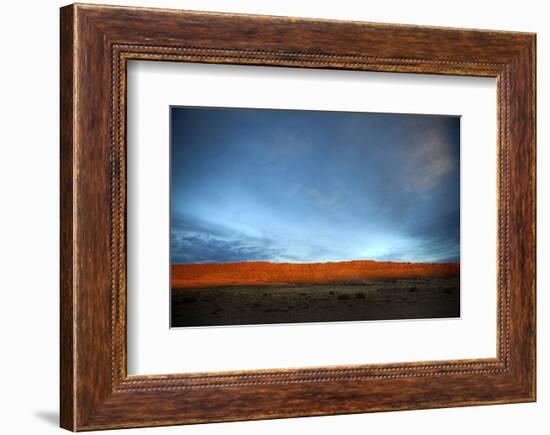 Red Cliff Blue Sky-Nish Nalbandian-Framed Art Print