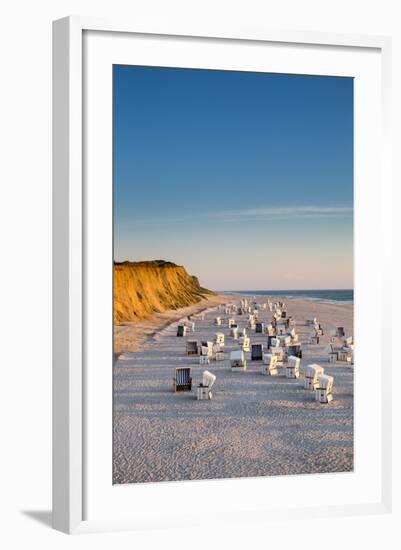 Red Cliff, Kampen, Sylt Island, Northern Frisia, Schleswig-Holstein, Germany-Sabine Lubenow-Framed Photographic Print