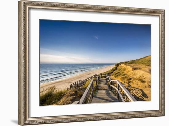 Red Cliff, Kampen, Sylt Island, Northern Frisia, Schleswig-Holstein, Germany-Sabine Lubenow-Framed Photographic Print