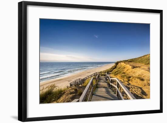 Red Cliff, Kampen, Sylt Island, Northern Frisia, Schleswig-Holstein, Germany-Sabine Lubenow-Framed Photographic Print