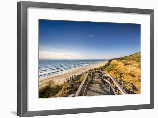 Red Cliff, Kampen, Sylt Island, Northern Frisia, Schleswig-Holstein, Germany-Sabine Lubenow-Framed Photographic Print