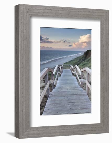 Red Cliff, Kampen, Sylt, North Frisian Islands, Nordfriesland, Schleswig Holstein, Germany, Europe-Markus Lange-Framed Photographic Print