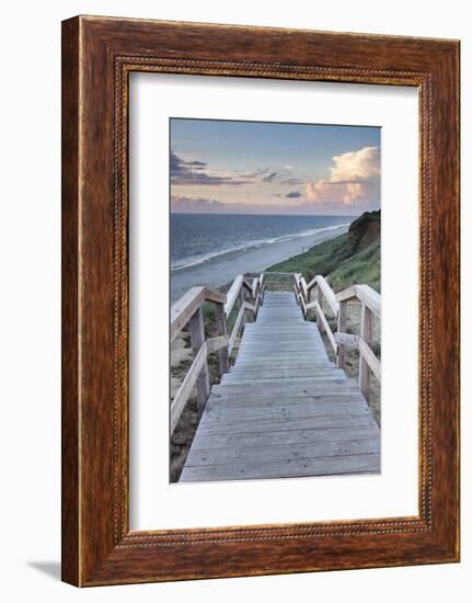 Red Cliff, Kampen, Sylt, North Frisian Islands, Nordfriesland, Schleswig Holstein, Germany, Europe-Markus Lange-Framed Photographic Print