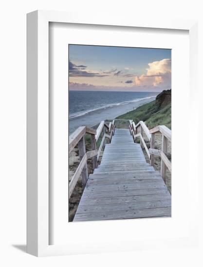 Red Cliff, Kampen, Sylt, North Frisian Islands, Nordfriesland, Schleswig Holstein, Germany, Europe-Markus Lange-Framed Photographic Print