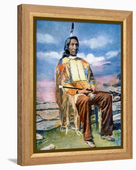 Red Cloud (1822-1909)-null-Framed Premier Image Canvas