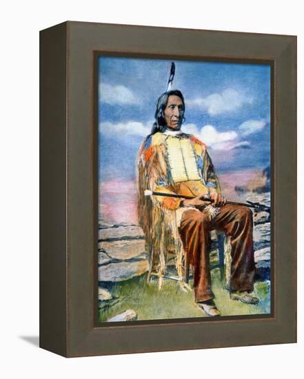 Red Cloud (1822-1909)-null-Framed Premier Image Canvas