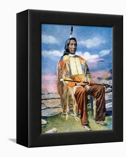 Red Cloud (1822-1909)-null-Framed Premier Image Canvas