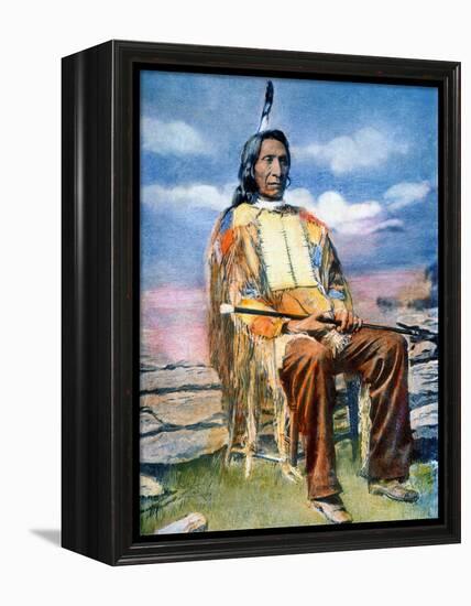Red Cloud (1822-1909)-null-Framed Premier Image Canvas