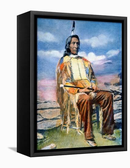 Red Cloud (1822-1909)-null-Framed Premier Image Canvas