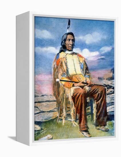 Red Cloud (1822-1909)-null-Framed Premier Image Canvas