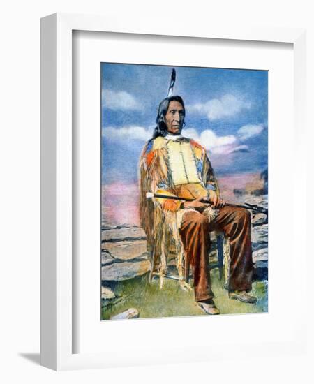 Red Cloud (1822-1909)-null-Framed Premium Photographic Print