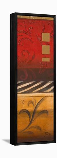 Red Collage I-Patricia Pinto-Framed Stretched Canvas