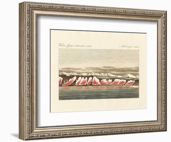 Red-Coloured Snow-null-Framed Giclee Print