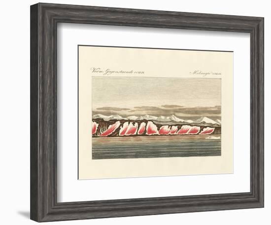 Red-Coloured Snow-null-Framed Giclee Print