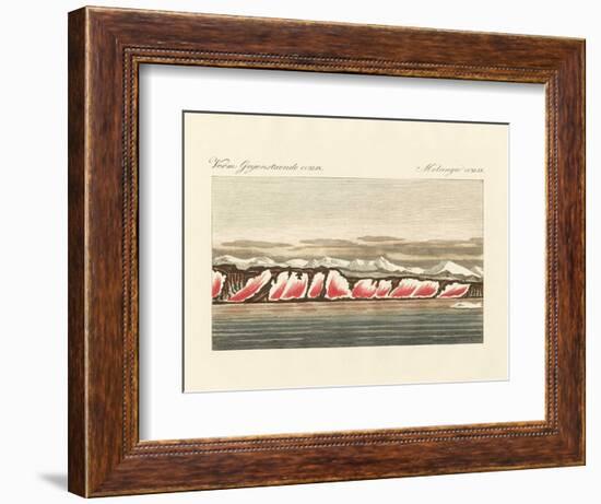 Red-Coloured Snow-null-Framed Giclee Print
