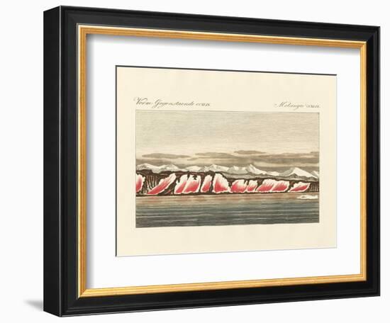 Red-Coloured Snow--Framed Giclee Print