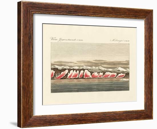 Red-Coloured Snow-null-Framed Giclee Print