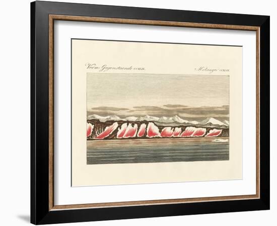 Red-Coloured Snow-null-Framed Giclee Print