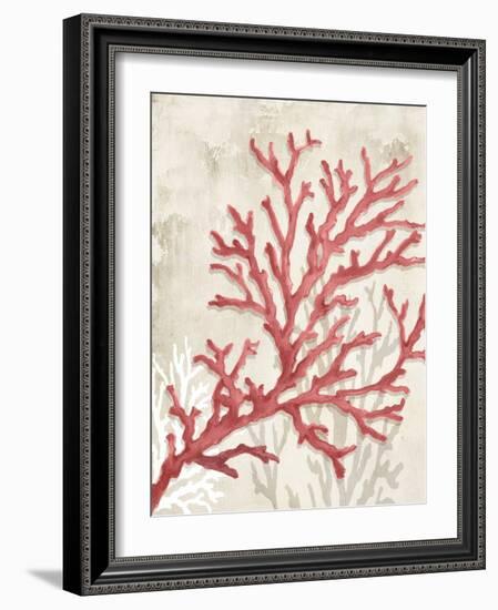 Red Coral Reef I-Eli Jones-Framed Art Print