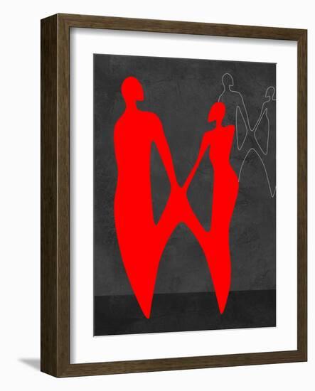 Red Couple 2-Felix Podgurski-Framed Art Print