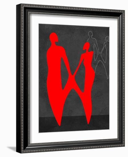 Red Couple 2-Felix Podgurski-Framed Art Print