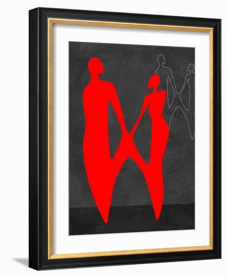 Red Couple 2-Felix Podgurski-Framed Art Print