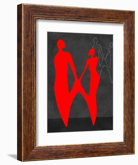 Red Couple 2-Felix Podgurski-Framed Art Print