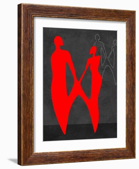 Red Couple 2-Felix Podgurski-Framed Art Print