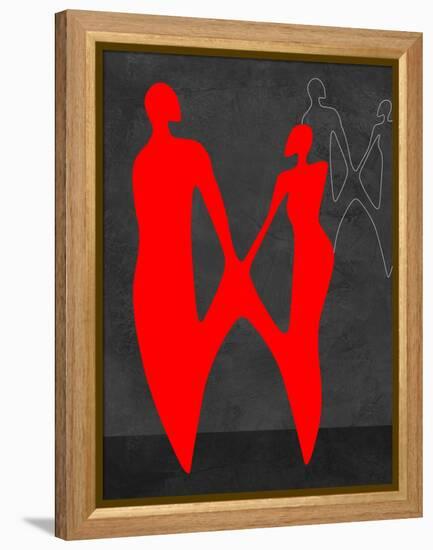 Red Couple 2-Felix Podgurski-Framed Stretched Canvas