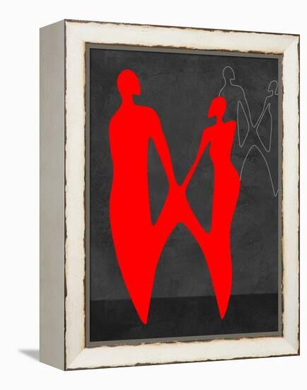 Red Couple 2-Felix Podgurski-Framed Stretched Canvas