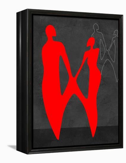 Red Couple 2-Felix Podgurski-Framed Stretched Canvas