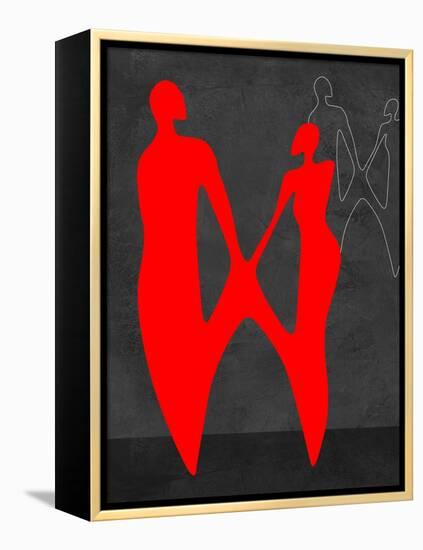 Red Couple 2-Felix Podgurski-Framed Stretched Canvas