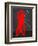 Red Couple Dance-Felix Podgurski-Framed Art Print