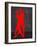 Red Couple Dance-Felix Podgurski-Framed Art Print