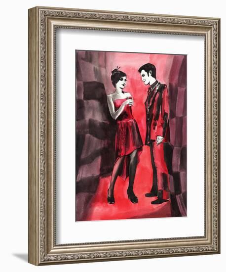 Red Couple-Surovtseva-Framed Art Print