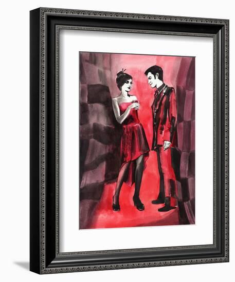 Red Couple-Surovtseva-Framed Art Print