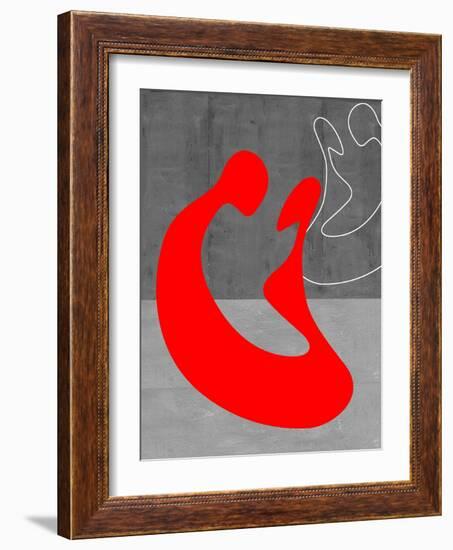 Red Couple-NaxArt-Framed Art Print