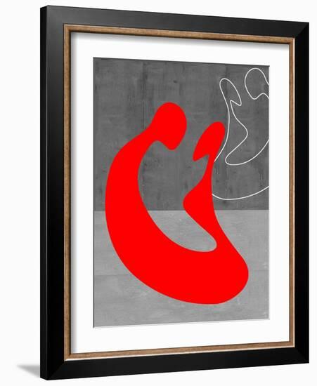 Red Couple-NaxArt-Framed Art Print