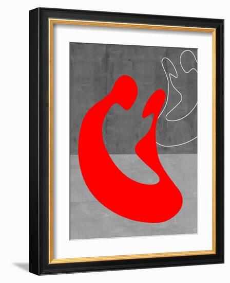 Red Couple-NaxArt-Framed Art Print