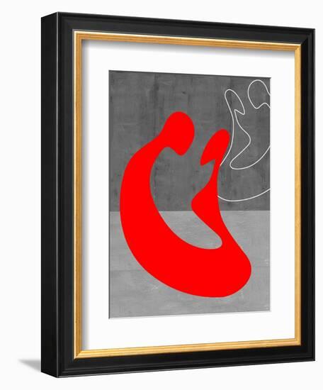 Red Couple-NaxArt-Framed Art Print