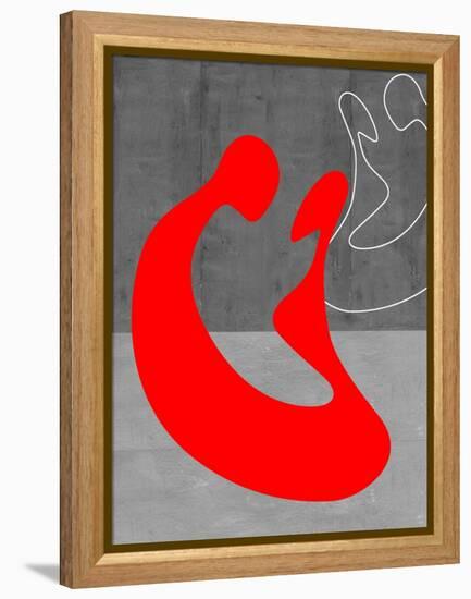 Red Couple-NaxArt-Framed Stretched Canvas