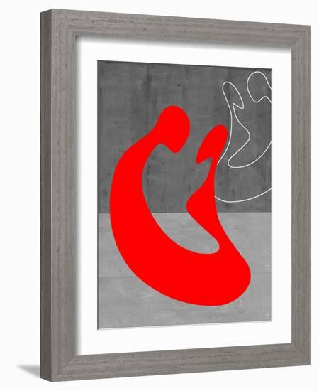 Red Couple-NaxArt-Framed Art Print