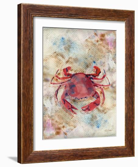 Red Crab-LuAnn Roberto-Framed Art Print