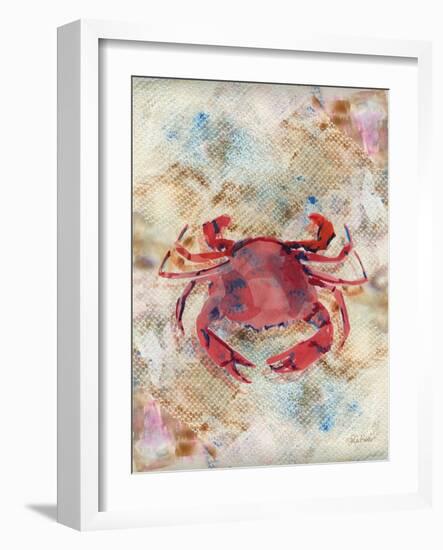 Red Crab-LuAnn Roberto-Framed Art Print