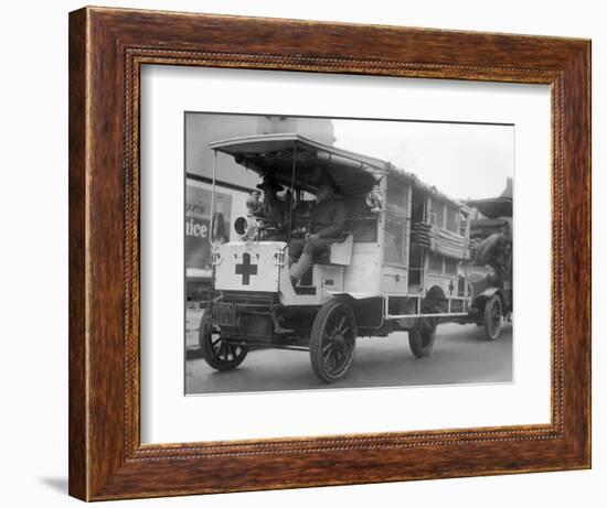 Red Cross: Ambulance-null-Framed Photographic Print