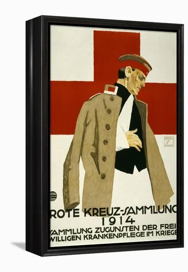 Red Cross Collection Drive, 1914-Ludwig Hohlwein-Framed Stretched Canvas