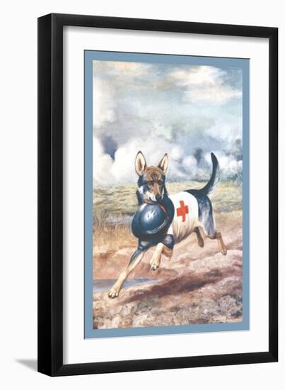 Red Cross Dog-Alexander Pope-Framed Art Print